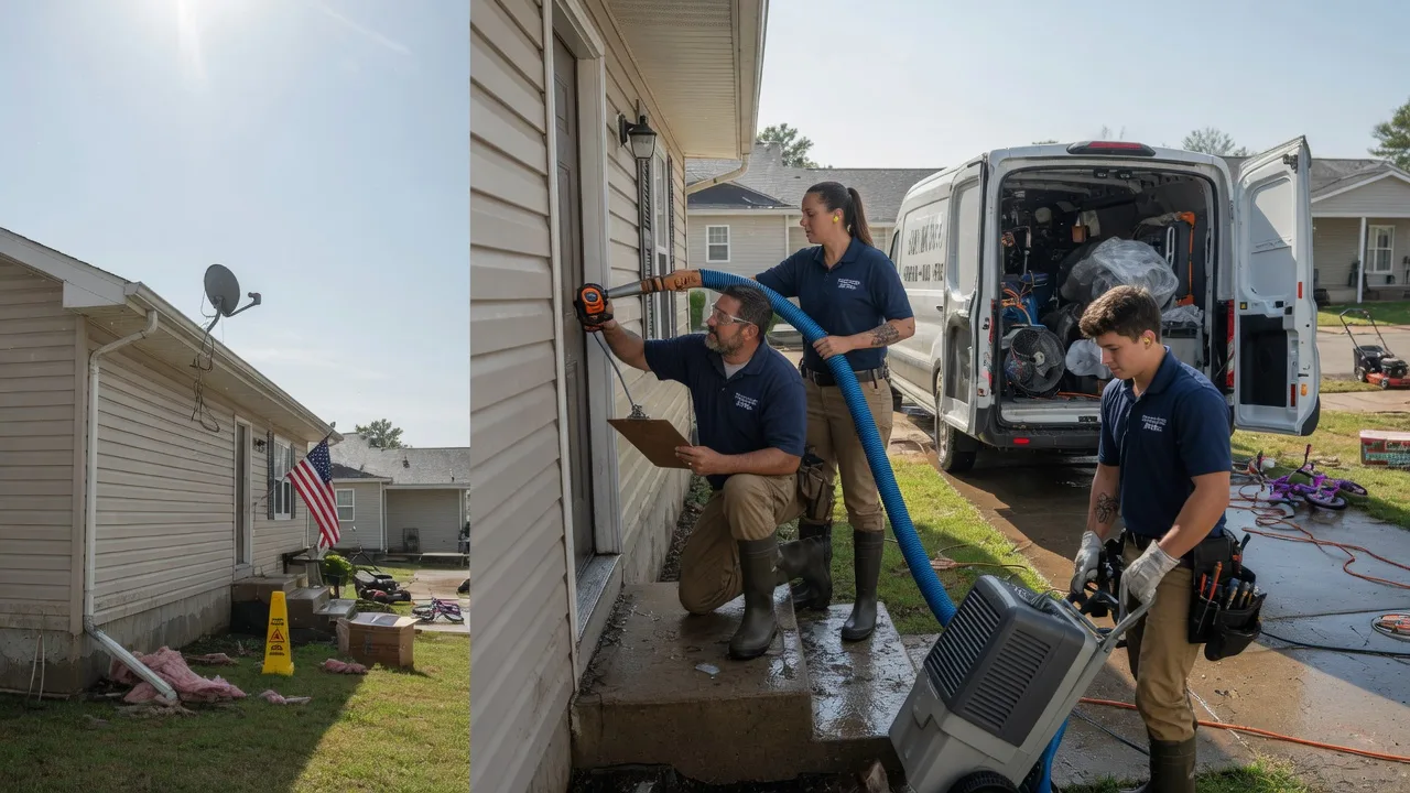 Ceiling Water Damage Restoration in Martinton, IL near me